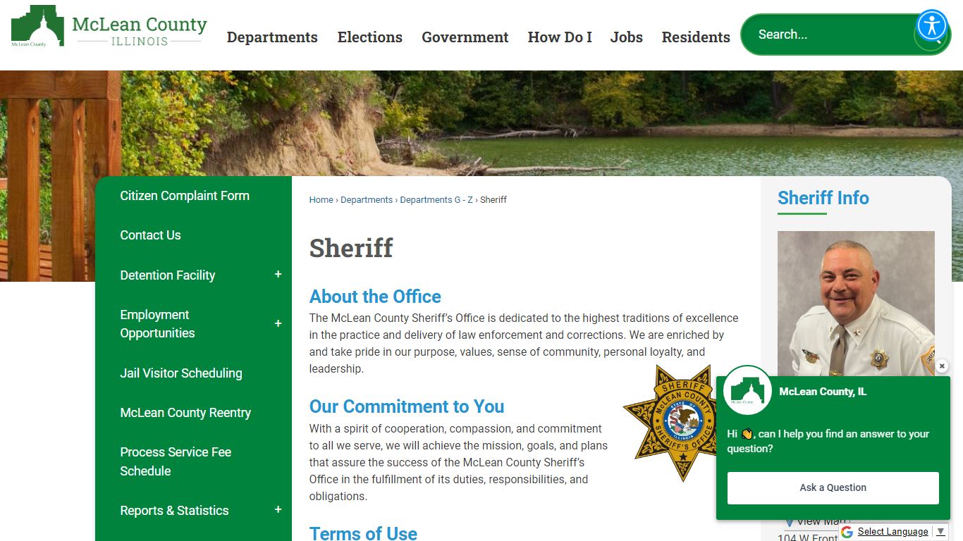 Sheriff | McLean County, IL - Official Website